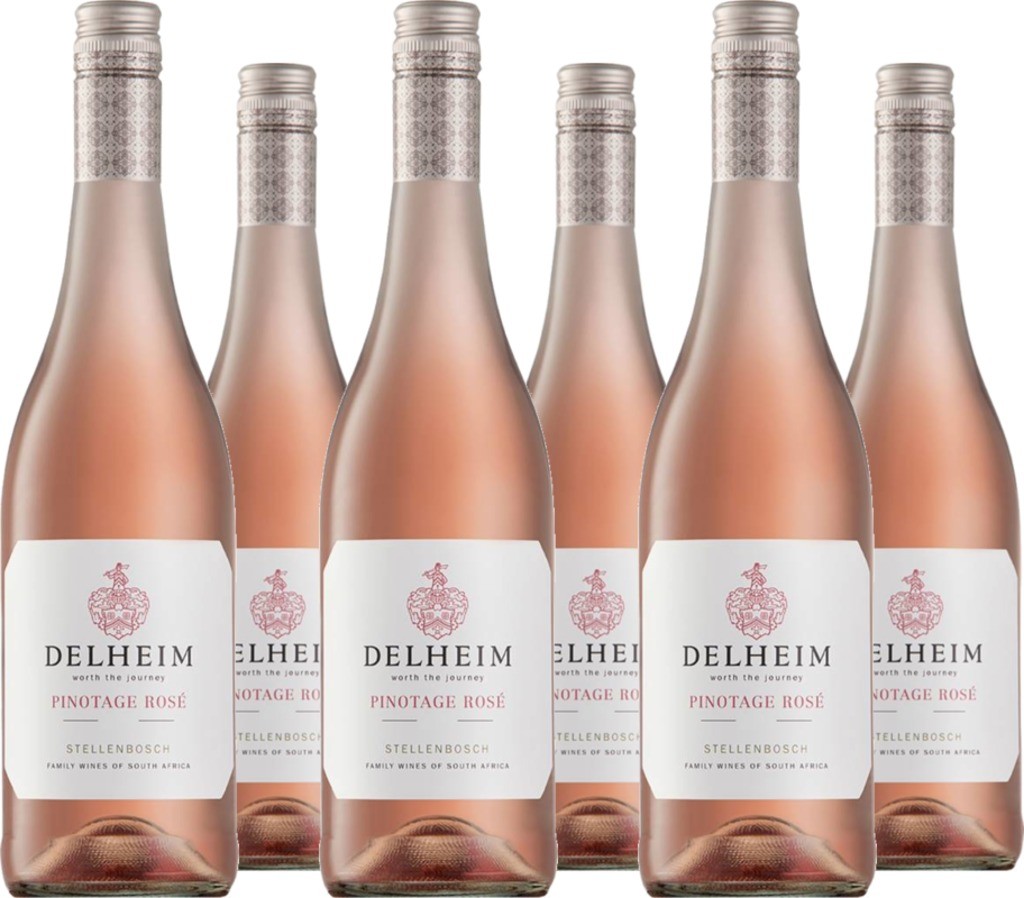 6er Vorteilspaket Delheim Pinotage Rosé Coastal Region