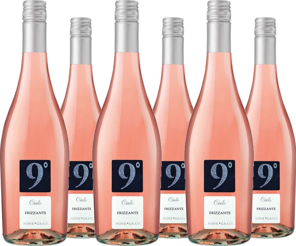 6er Vorteilspaket Cielo 9° Rosato