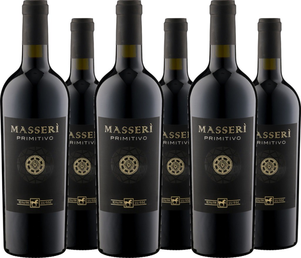 6er Vorteilspaket MASSERI Primitivo Terre di Chieti IGP Ltd. Edition