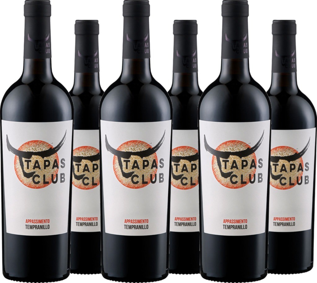 6er Vorteilspaket Tapas Club Tempranillo Appassimento