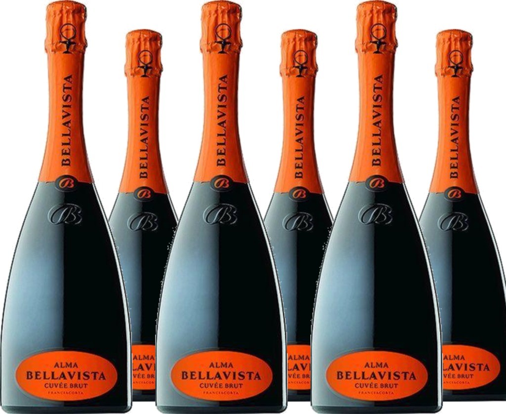 6er Vorteilspaket Bellavista Alma Cuvée Brut - Franciacorta DOCG Franciacorta