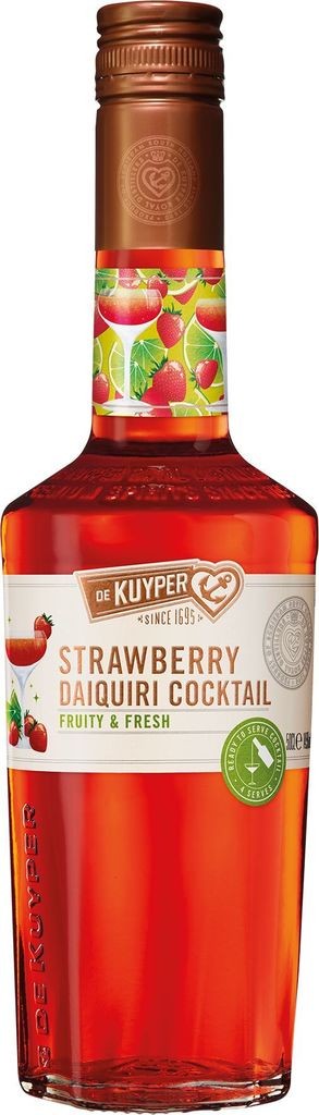 Strawberry Daiquiri Cocktail - Ready to Serve  De Kuyper 