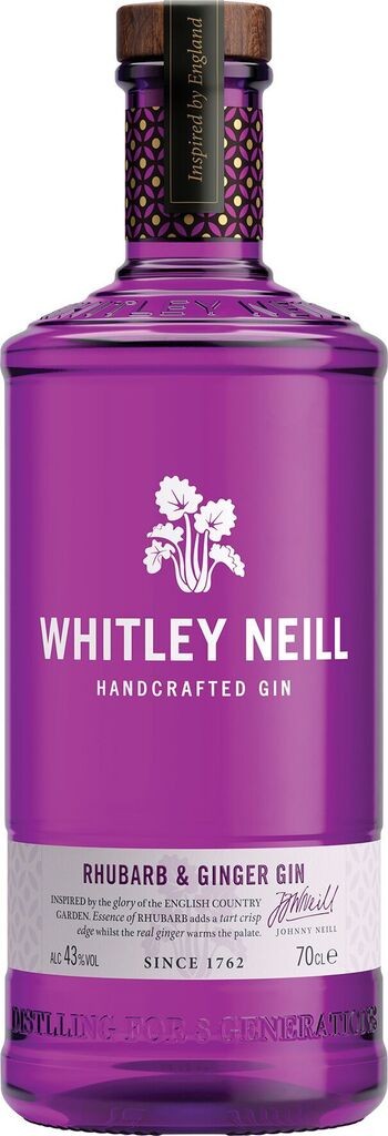 WhitleyNeill Rhubarb Ginger Gin  Halewood  Whitley Neill 