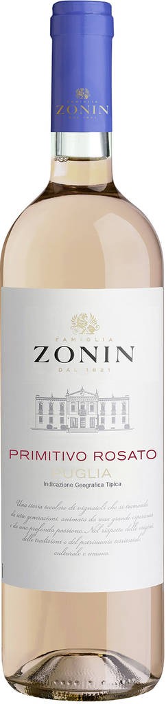 Zonin Classici Primitivo Puglia Rosato IGT 2022 Zonin 1821 Puglia