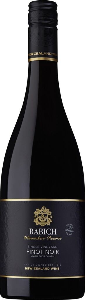 Pinot Noir Winemakers Reserve Marlborough Babich Wines Marlborough