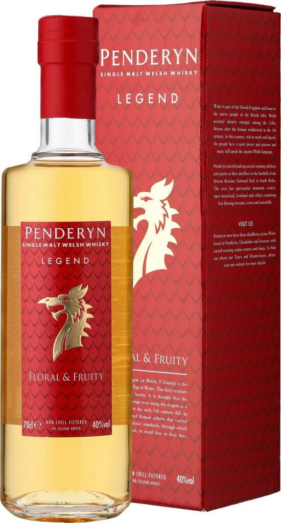 Penderyn Dragon Range Legend in Geschenkverpackung  The Welsh Whisky Co.Ltd   ,, 