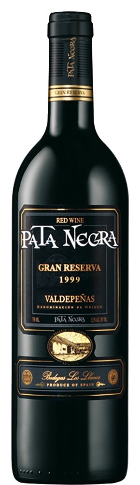 Valdepeńas Gran Reserva Pata Negra DO Bodegas Los Llanos Valdepeńas