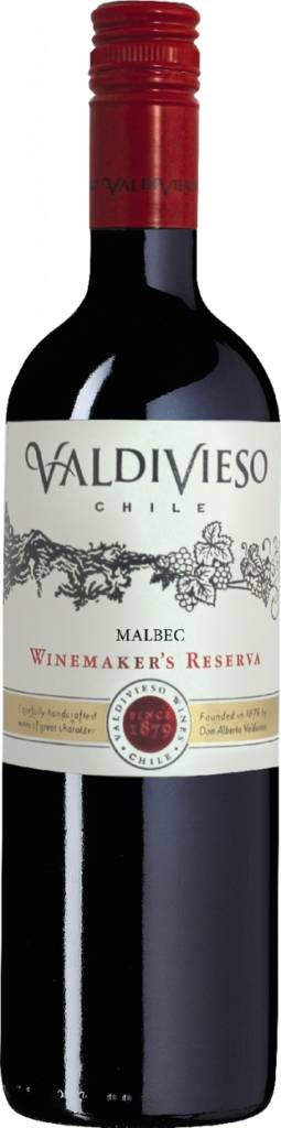 Malbec Winemaker Reserva Valle de Curicó - Chile Vińa Valdivieso Chile