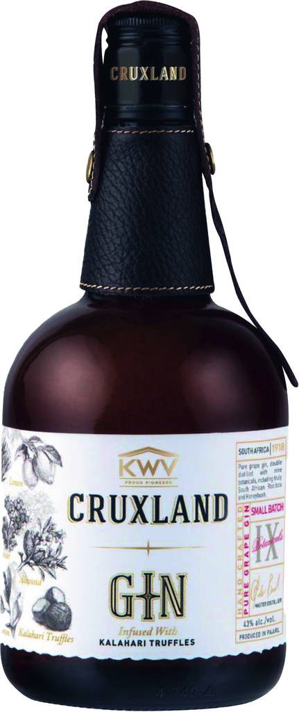 KWV Cruxland London Dry Gin  KWV SA (PTY) Ltd. 57 Main Street, 