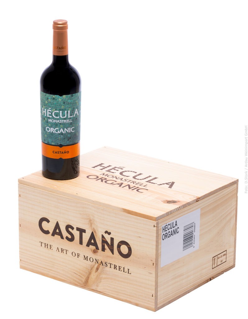 Hécula in 6er-Holzkiste 2021 Bodegas Castaño Yecla