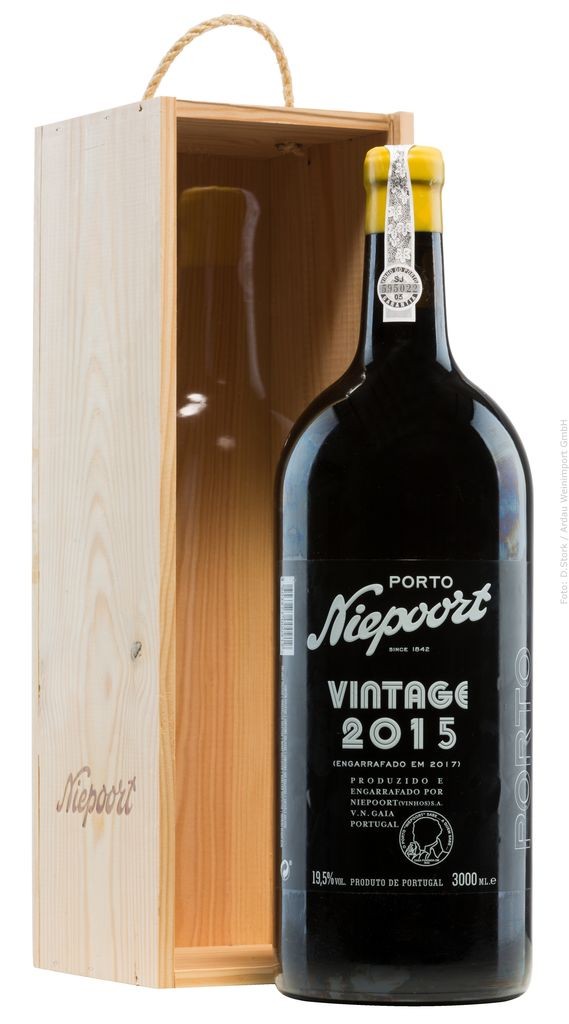 Vintage Doppelmagnum in 1er Holzkiste 2015 Niepoort Vinhos Vinho do Porto (D.O.C.)