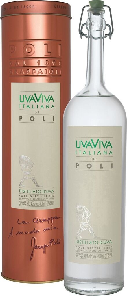 Uva Viva Italiana di Poli in Geschenkröhre Jacopo Poli Venetien