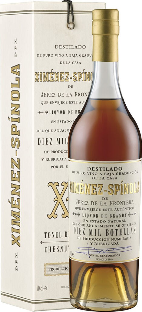 Brandy Criadera Diez Mil 10.000 botellas DO Ximénez-Spinola Jerez