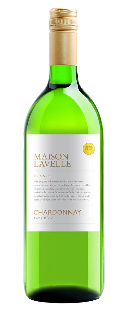 Chardonnay IGP d'Oc 1,0l Maison Lavelle Pays d'Oc