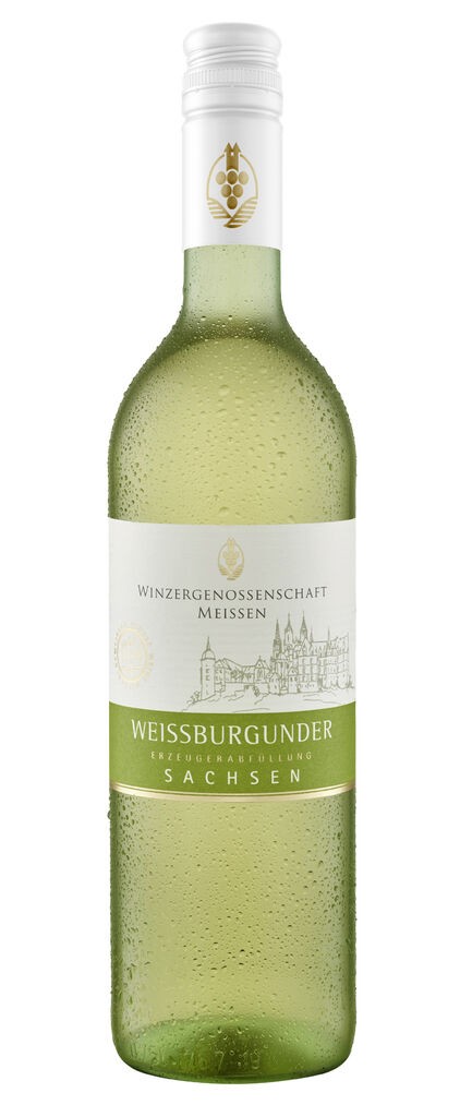 Weissburgunder Sachsen QbA Sächs. Winzergenossenschaft Meissen Sachsen