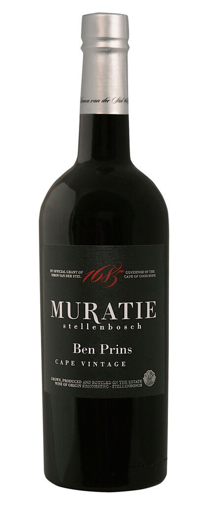 Muratie Wine Estate Ben Prins Cape Vintage Muratie Estate Stellenbosch