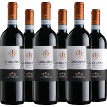 Castelbuono 6er Vorteilspaket Ziggurat Montefalco Rosso DOC