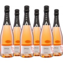 Vallformosa 6er Vorteilspaket Cava Proa Brut Rosado