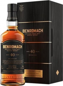 Benromach 40yo 57,1%vol 2021 Release Speyside Single Malt Scotch Whisky A001 Benromach Distillery 