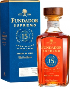 Brandy de Jerez Fundador Supremo Solera Gran Reserva 15 YO Bodegas Fundador 