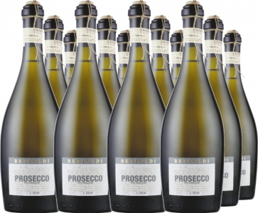 12er Vorteilspaket Prosecco Frizzante Treviso DOC Bertoldi (Kordel)