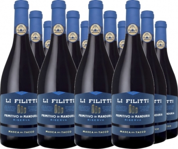 12er Vorteilspaket Li Filitti Primitivo di Manduria DOP Riserva