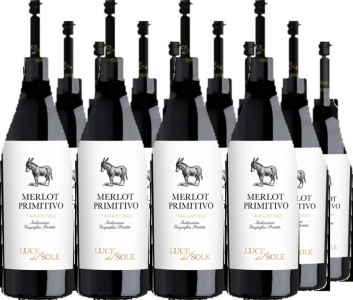 12er Vorteilspaket Primitivo Merlot Tarantino IGT Luce del Sole