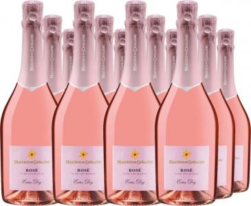 12er Vorteilspaket Rosé Spumante Maschio dei Cavalieri Extra Dry