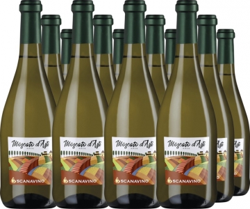 12er Vorteilspaket Moscato d'Asti DOCG Scanavino