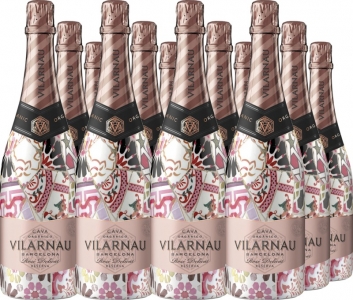 12er Vorteilspaket Vilarnau Cava Brut Reserva Rosado Barcelona