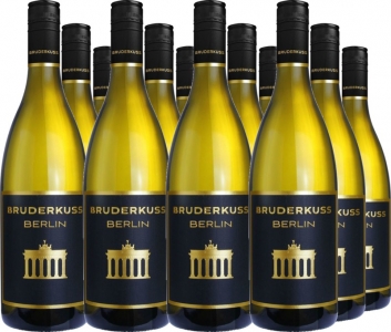 12er Vorteilspaket Bruderkuss Berlin Weißwein Cuvée