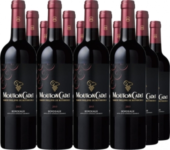 12er Vorteilspaket Mouton Cadet Rouge Bordeaux AOC