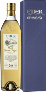 Etter Vieille Pomme Royale in Geschenkverpackung Gravensteiner Apfel 40% Vol. Etter Söhne AG Distillerie Zug 