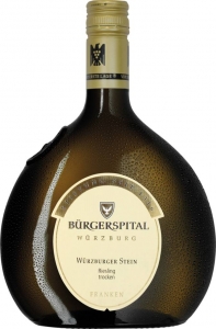 Würzburger Stein Riesling Franken QbA trocken Weingut Bürgerspital Franken