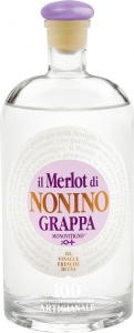 Grappa Il Merlot Monovitigno Klares Destillat 41% vol. (0,7l) Nonino Distillatori Friaul