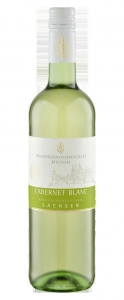 WG Meissen Cabernet Blanc feinfrucht. QBA Winzergenossenschaft Meissen Sachsen