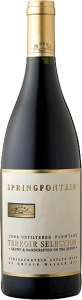 Pinotage Terroir Selection Estate Wine of Origin Walker Bay Springfontein Paarl