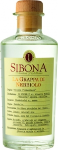 Sibona Grappa di Nebbiolo 40% vol Distillerria Sibona 