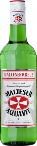 Malteserkreuz Aquavit 40% vol De Danske Spritfabrikker 