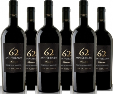 6er Vorteilspaket 62 Anniversario Primitivo di Manduria Riserva DOC