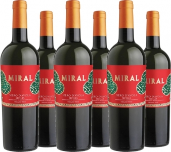 6er Vorteilspaket Miral Nero D Avola Sicilia DOC