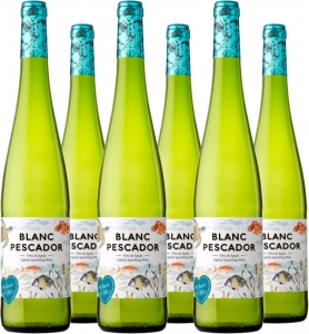 6er Vorteilspaket Blanc Pescador Vino de Aguja blanco seco