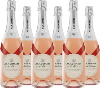 6er Vorteilspaket Ackerman Cuvée Emilie Rosé Brut AOP Crémant de Loire