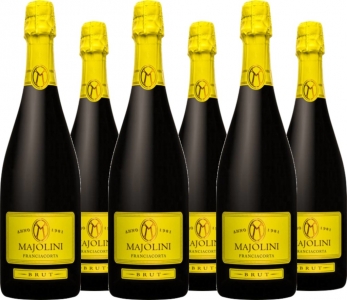 6er Vorteilspaket Franciacorta DOCG Brut Majolini