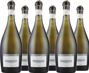 6er Vorteilspaket Prosecco Frizzante Treviso DOC Bertoldi (Kordel)