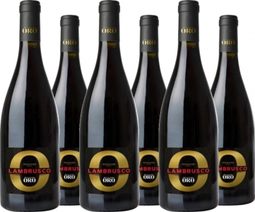 6er Vorteilspaket Lambrusco Reggiano DOC Bella Aura Oro