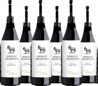 6er Vorteilspaket Primitivo Merlot Tarantino IGT Luce del Sole