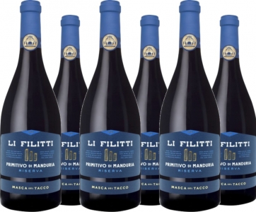 6er Vorteilspaket Li Filitti Primitivo di Manduria DOP Riserva