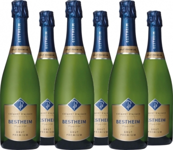 6er Vorteilspaket Crémant d'Alsace Brut Bestheim