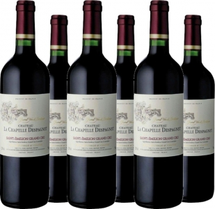 6er Vorteilspaket Château la Chapelle Despagnet Saint Emilion Grand Cru AOC